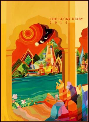The Lucky A5 Spiral Binding 2014 Diary