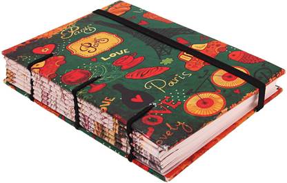 CRAFT CLUB Paris Love Print in Special Binding Notebook Regular Journal Unruled 144 Pages