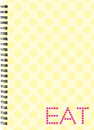 Paper Plane Design Spiral Journal A4 Notebook Ruled 160 Pages