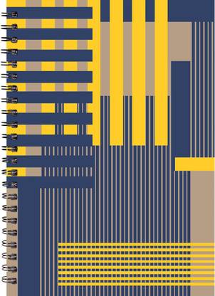 Paper Plane Design Spiral Journal A4 Notebook Ruled 160 Pages