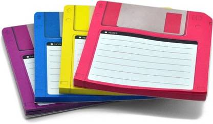 GeekGoodies Floppy Disk Pocket-size Memo Pad Rules 160 Pages