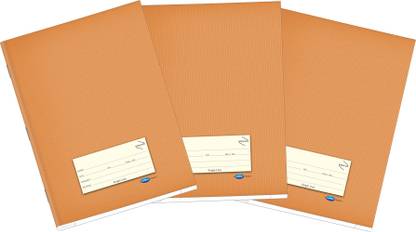 Youva Navneet Brown Notebook-Jumbo Size (Soft Bound) 172 pgs-COMBO of 3 Regular Notebook Single Line 172 Pages