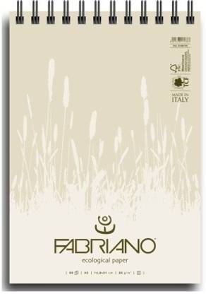 Fabriano Ecological Paper Spiral Graph 5mm A5 Notebook Graph 180 Pages