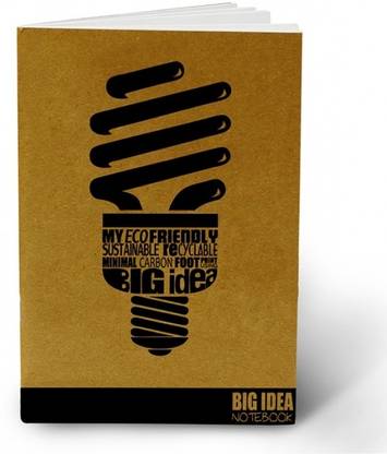 Happily Unmarried Big Idea Regular Notebook Unruled 64 Pages