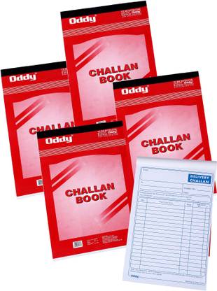 Oddy 1/8 Triplicate Delivery Order Regular Delivery Challan Ruled 50 Pages
