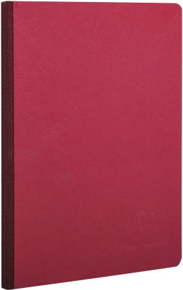 96 Pages A5 Plain Red Clairefontaine Age Bag Notebook