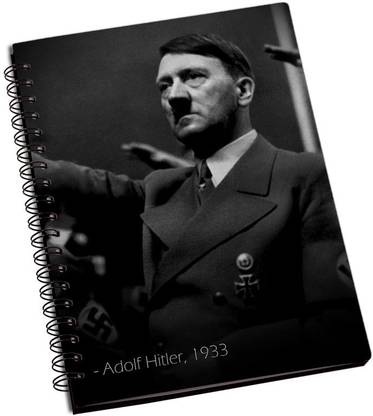 Elvish Hitler Conquer Quotes A5 Notebook Ruled 200 Pages