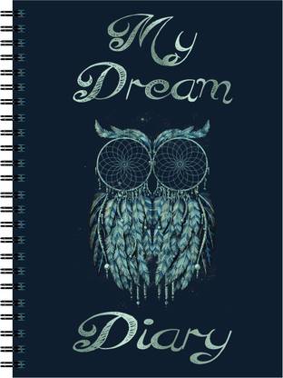 Nourish My Dream Diary Plain Pages Big A4 Diary Unruled 75 Pages