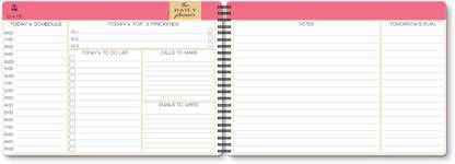 Nourish A5 Size Daily Planner A5 Planner/Organizer Ruled 75 Pages