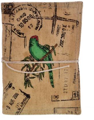 Craft Play Canvas Bird Print Regular Journal Unruled 150 Pages