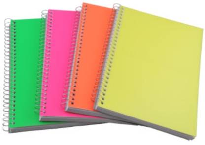 Printo Fine India Spiral Notebooks A4 Notebook Unruled 150 Pages