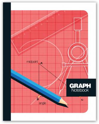 Chitra Graph (Pack of 8) Regular Notebook Ruled 28 Pages