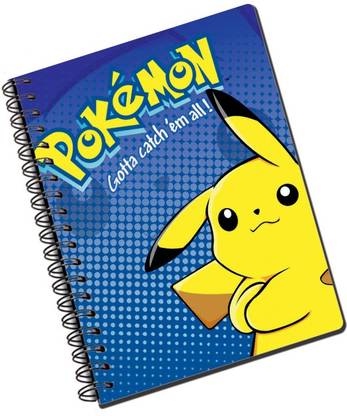 LYCANS PokeMon A5 Notebook Ruled 160 Pages