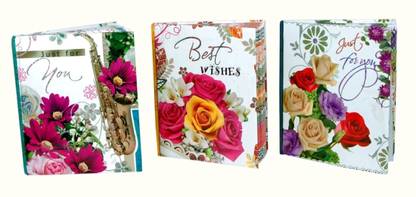 MAGPIE Stylish Note Book ( Set Of 3 ) Assorted Notebook Ruled 184 Pages