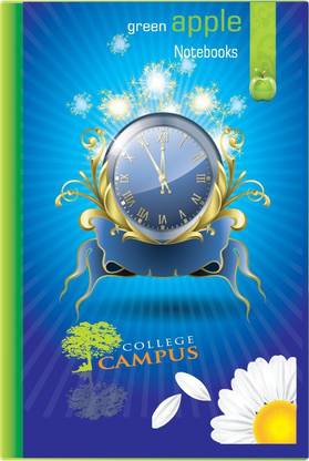 Green Apple Formal 5 Subject A4 Notebook Unruled 400 Pages