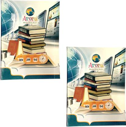ARORA Single Line A4 Notebook ruled 160 Pages