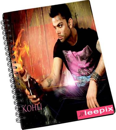 Leepix IPL Virat Kohli A5 Notebook Ruled 200 Pages
