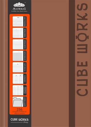 matrikas Cube Works A6 Journal Single Ruled 256 Pages