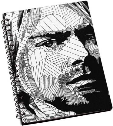 Rangeele Inkers Kurt cobain Sketching A5 Notebook Ruled 200 Pages