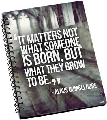 SHOPROCK Harry Potter Quotes A5 Notebook Single Rule 200 Pages