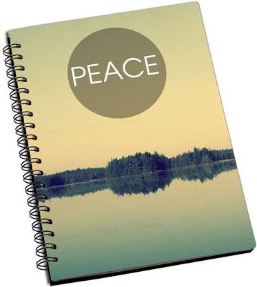 Rangeele Inkers Peace River Photography A5 Notebook Ruled 200 Pages