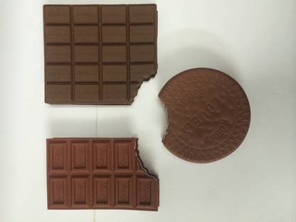 Its Our Studio Tempting chocolate (Set of 3) Book-size Notebook Unruled 300 Pages