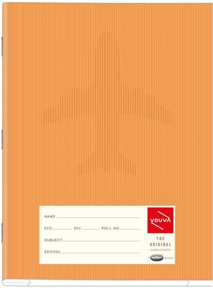 NAVNEET Navneet Youva Brown Note Book Jumbo Size Combo of 5 Books Regular Notebook Medium Square 100 Pages
