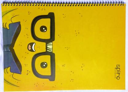 SPIRO Exercise Book, Spiral bound, A4, 100 pages A4 Notebook Single Line 100 Pages