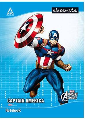 Classmate marvel B5 Notebook single rule 172 Pages