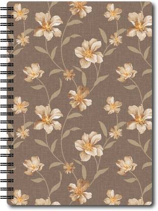 Nourish A5 Size RULED Pages Colourful Graphic Diary A5 Notebook Ruled 75 Pages