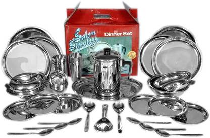 Sail Salem Stainless Pack of 37 Stainless Steel Dinner Set