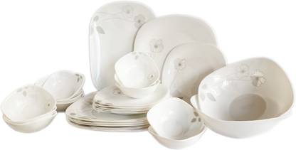 SOOGO Pack of 27 Opalware Dinner Set