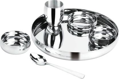 Ratna Pack of 6 Steel 6 Pc Exclusive Dine Set Dinner Set