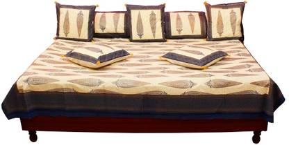 Kiran Udyog Cotton Embroidered Diwan Set