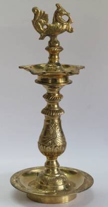Murugan Stores KATTAI Kuthu VILAKKU Brass Table Diya