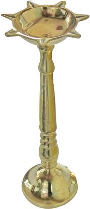 GALAXY Traditional Standing Deepa, Samyee Brass Table Diya