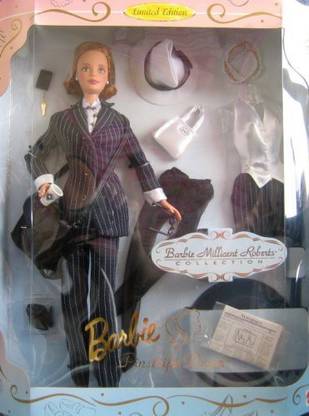 MATTEL Barbie Millicent Roberts Pinstripe Power & Extra Fashion
