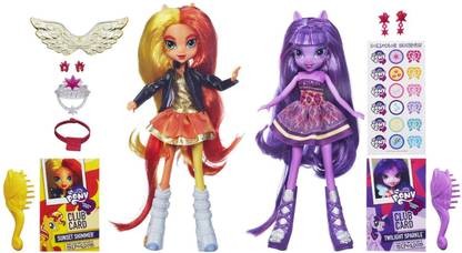 MY LITTLE PONY Sunset Shimmer and Twilight Sparkle