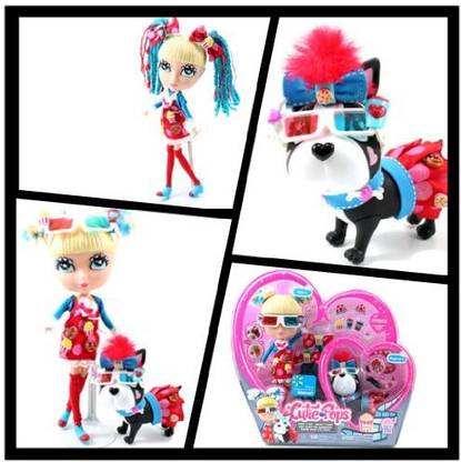 Cutie Pops Starr With Pet Dog Popcorn 2 Pack