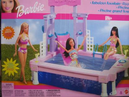 BARBIE Fabulous Fountain Pool Playset
