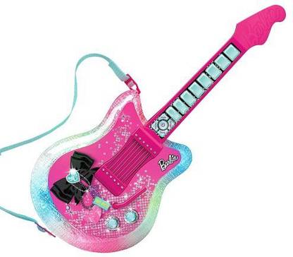 KIDdesigns Barbie Dazzling Diva Guitar