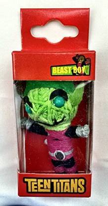 Teen Titans Dolls Dc Comics Beast Boy String Keychain