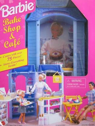 BARBIE Bake Shop & Cafe Playset