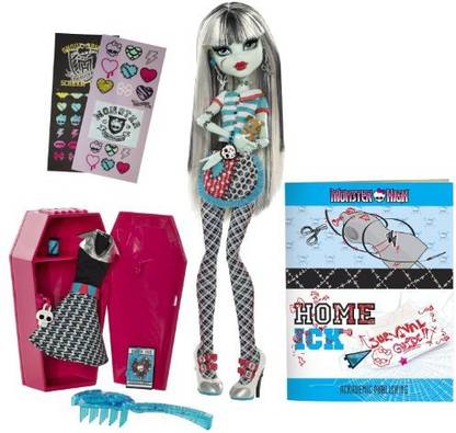 MONSTER HIGH Classroom Playset And Frankie Stein Doll