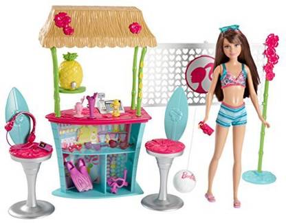 BARBIE Sisters Skipper And Tiki Hut Playset