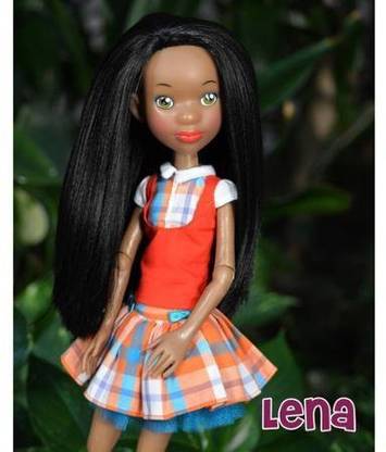 Prettie Girls Prettie Girls! Tween Scene 16" Fashion Doll, Lena Has Unique Hair With A Natural Look