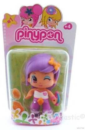 Famosa Pinypon Pin Y Pon Doll - Purple Hair with Bow