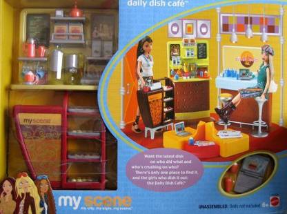 MATTEL Barbie My Scene Daily Dish Cafe Playset (2003)