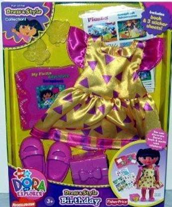 FISHER-PRICE Dora Dress And Style Fashions Birthday Party