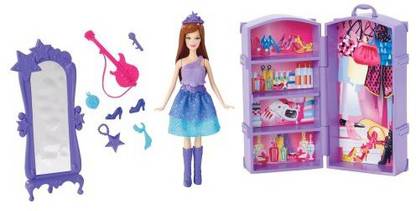 BARBIE The Princess and The Popstar Mini-Doll Scene Keira Doll